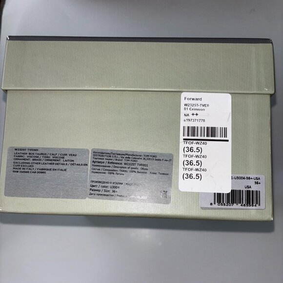 TOM FORD velvet heels, size 6.5. Full set in great condition - Picture 5 of 9